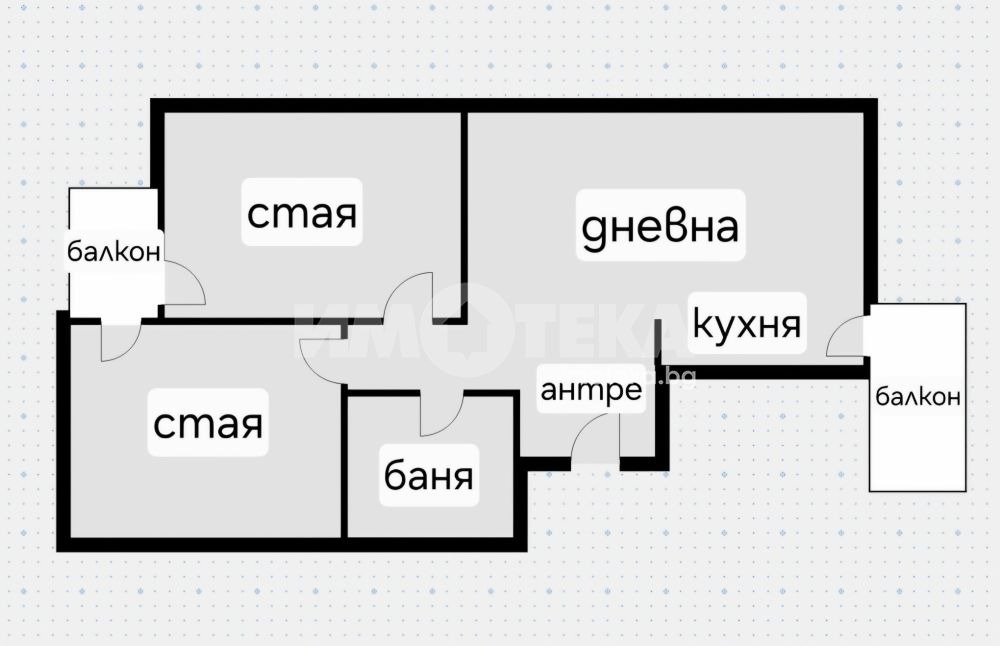 Продава 3-СТАЕН, гр. София, Хиподрума, снимка 4 - Апартаменти - 55911586