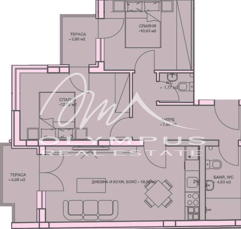 Продава  3-стаен град Пловдив , Център , 105 кв.м | 22668281 - изображение [2]