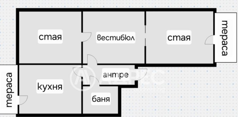For Sale  2 bedroom Sofia , Tsentar , 75 sq.m | 85797879