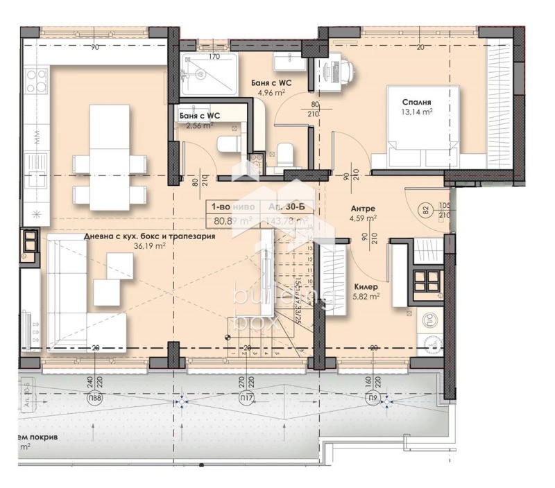 In vendita  3 camere da letto Sofia , Vrabnitsa 2 , 175 mq | 57008341 - Immagine [2]