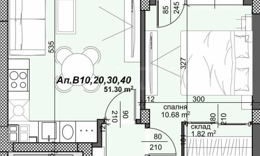 Продава 2-СТАЕН, гр. Пловдив, Тракия, снимка 3 - Апартаменти - 56522351