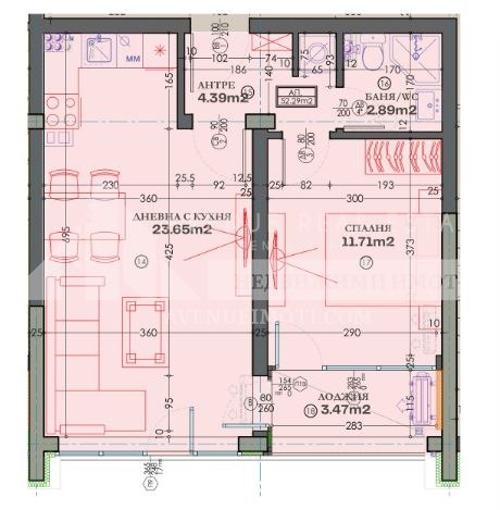 Satılık  1 yatak odası Plovdiv , Trakiya , 64 metrekare | 18621703 - görüntü [2]