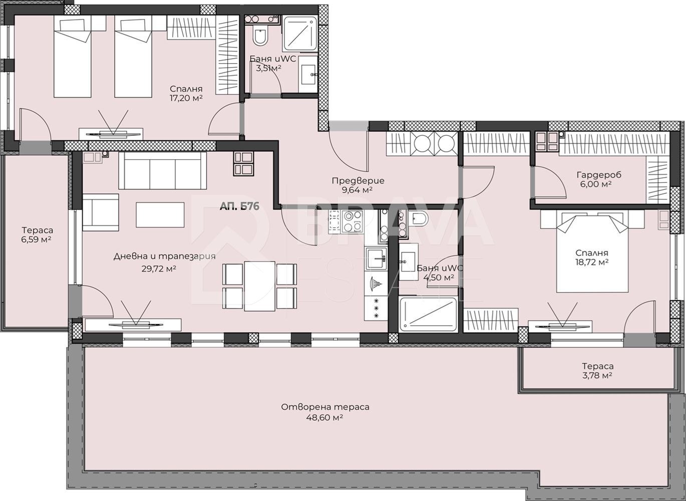Продава 3-СТАЕН, гр. Пловдив, Христо Смирненски, снимка 2 - Апартаменти - 51486289