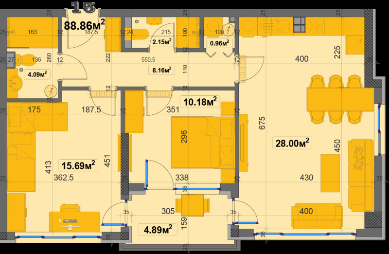 Продава 3-СТАЕН, гр. София, Овча купел, снимка 5 - Апартаменти - 52546552