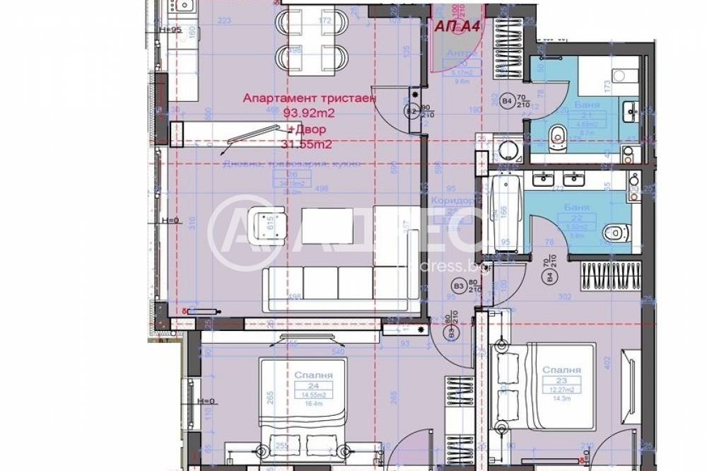 Продава 3-СТАЕН, гр. София, Бояна, снимка 4 - Апартаменти - 53228122