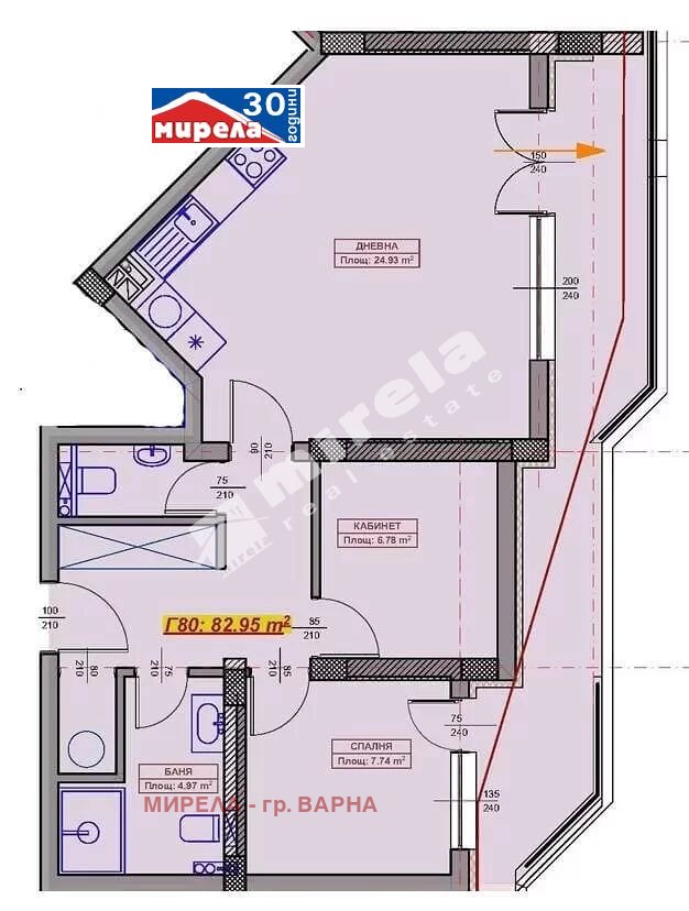 Na sprzedaż  2 sypialnie Warna , Mladost 1 , 98 mkw | 99114780