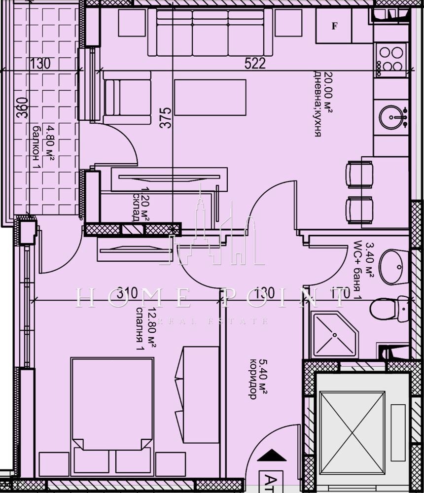Продава 2-СТАЕН, гр. Пловдив, Кършияка, снимка 4 - Апартаменти - 54348602