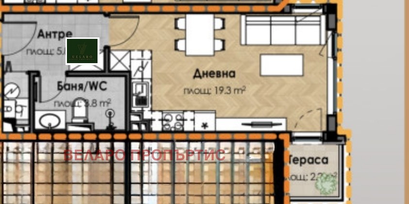 Продава 1-СТАЕН, гр. София, Малинова долина, снимка 2 - Апартаменти - 55529770