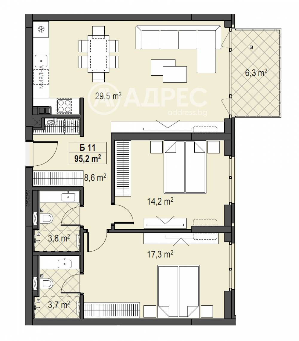Продава 3-СТАЕН, гр. София, Бояна, снимка 4 - Апартаменти - 54143443