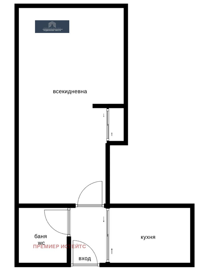 Продава  1-стаен град София , Център , 35 кв.м | 44965270