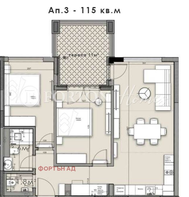 Продава 3-СТАЕН, гр. София, Кръстова вада, снимка 7 - Апартаменти - 55100004