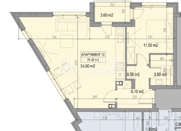 Продава 2-СТАЕН, гр. София, Сухата река, снимка 3 - Aпартаменти - 47583727