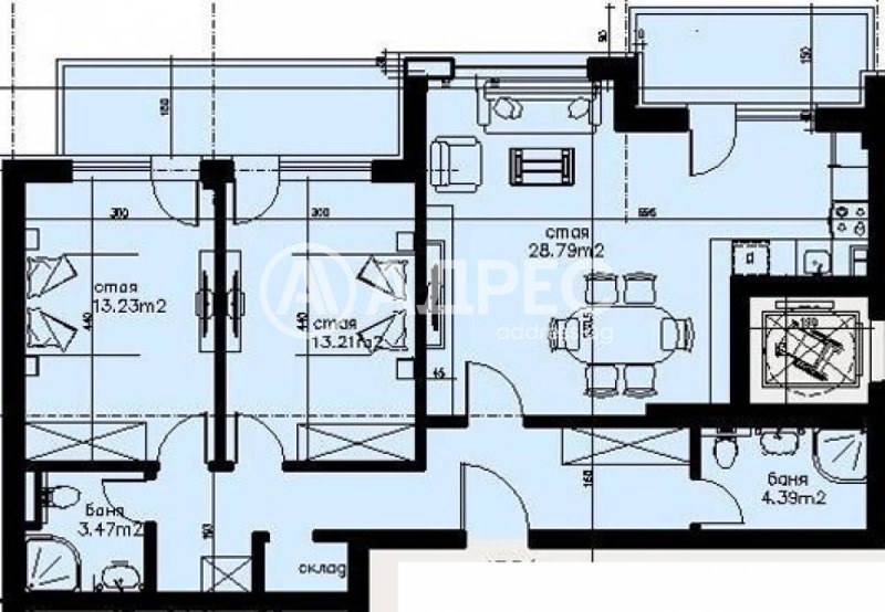 Продава 3-СТАЕН, гр. София, Оборище, снимка 4 - Апартаменти - 52704049