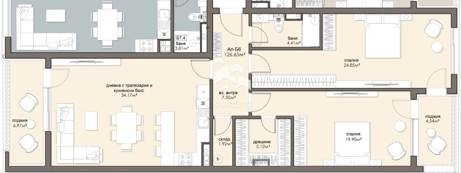Продава 3-СТАЕН, гр. София, Люлин 5, снимка 2 - Апартаменти - 53766203