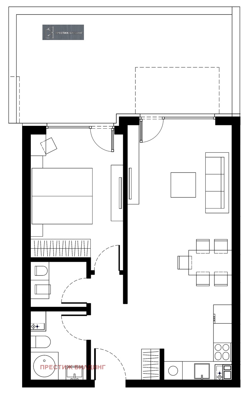 Продава 2-СТАЕН, гр. София, Малинова долина, снимка 4 - Aпартаменти - 49465711