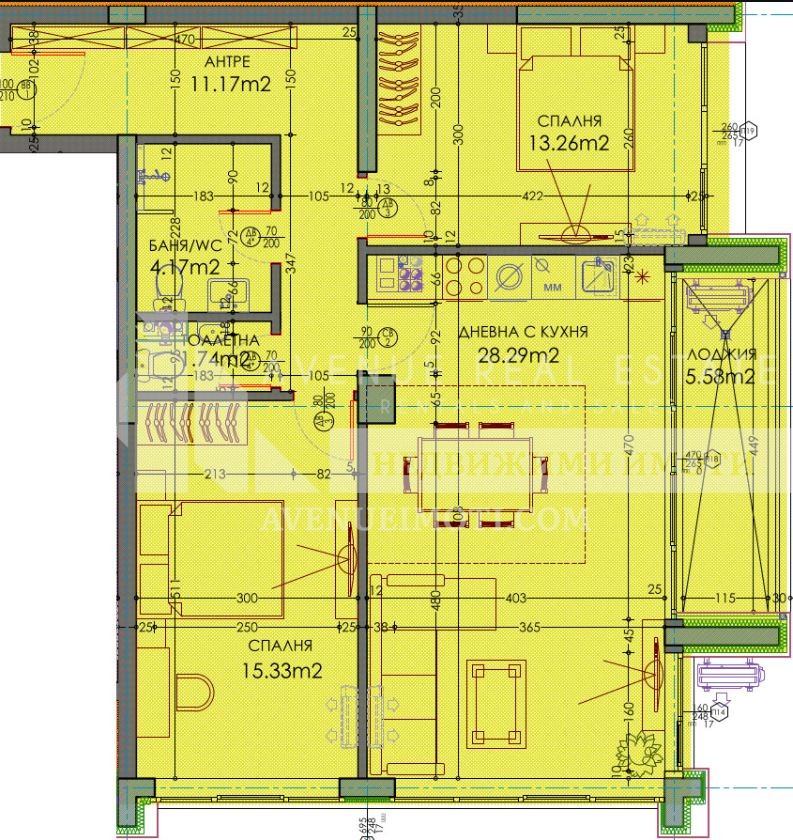 Продается  2 спальни Пловдив , Тракия , 117 кв.м | 93718028 - изображение [3]