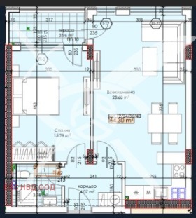 Продава 2-стаен град Пловдив Тракия - [1] 