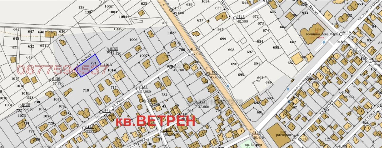 Продава ПАРЦЕЛ, гр. Бургас, Ветрен, снимка 5 - Парцели - 54812499