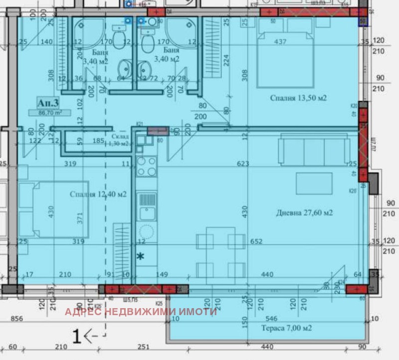 Продава  3-стаен град Велико Търново , Картала , 100 кв.м | 58845273