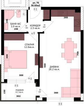 Продава 2-стаен град Варна Кайсиева градина - [1] 