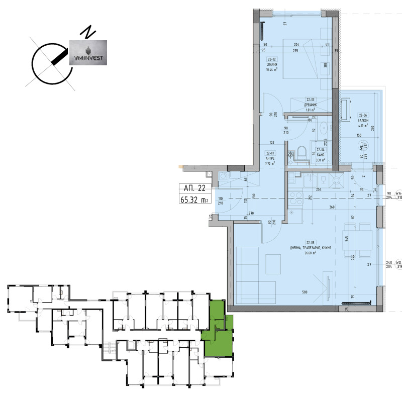Na prodej  1 ložnice Sofia , Malinova dolina , 79 m2 | 36454096 - obraz [5]