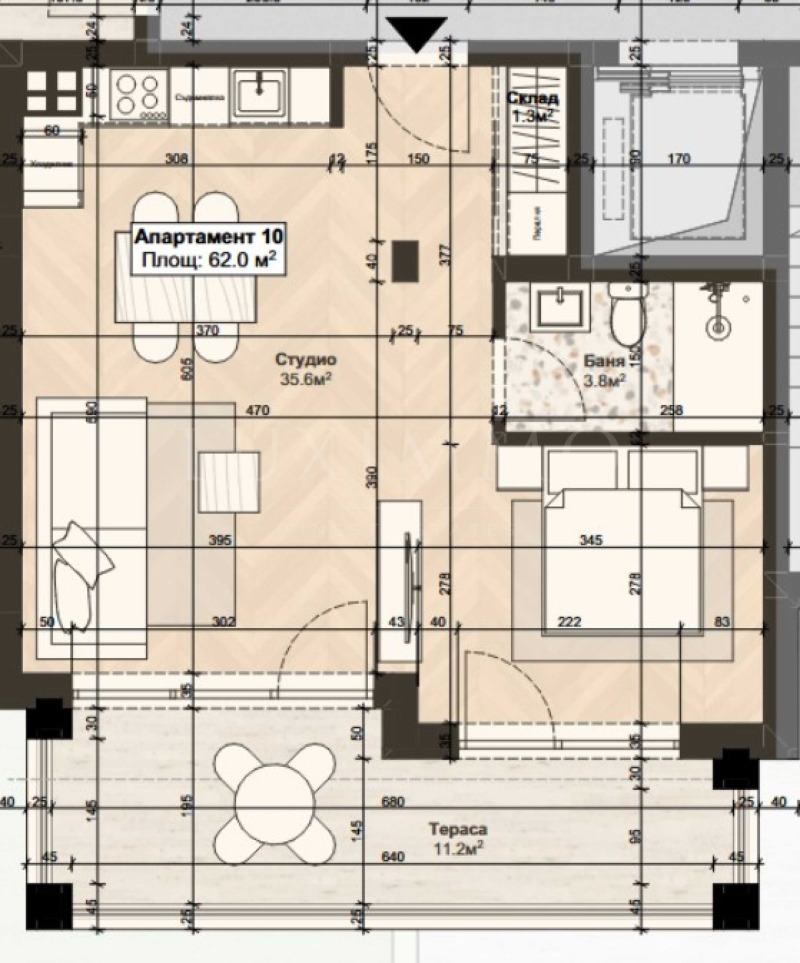 À venda  1 quarto região Burgas , Lozenec , 73 m² | 58337979 - imagem [2]