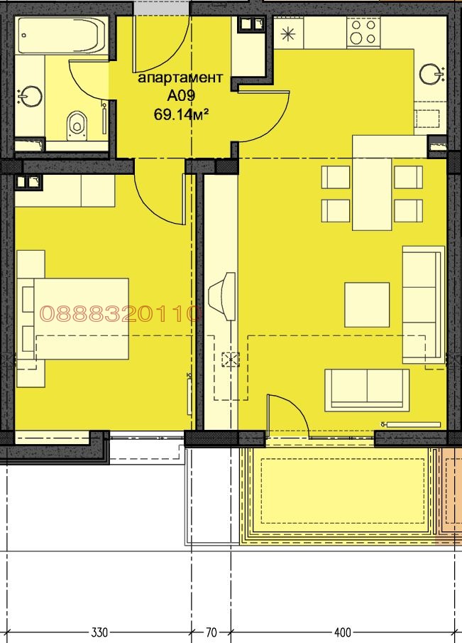 Продава 2-СТАЕН, гр. София, м-т Гърдова глава