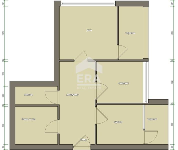 Продава 2-СТАЕН, гр. Силистра, Малчика, снимка 7 - Апартаменти - 54060625
