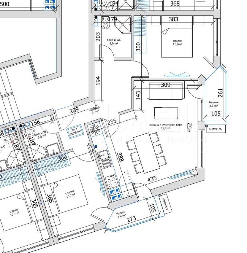 Продава  3-стаен град Варна , м-т Пчелина , 85 кв.м | 13795330 - изображение [3]