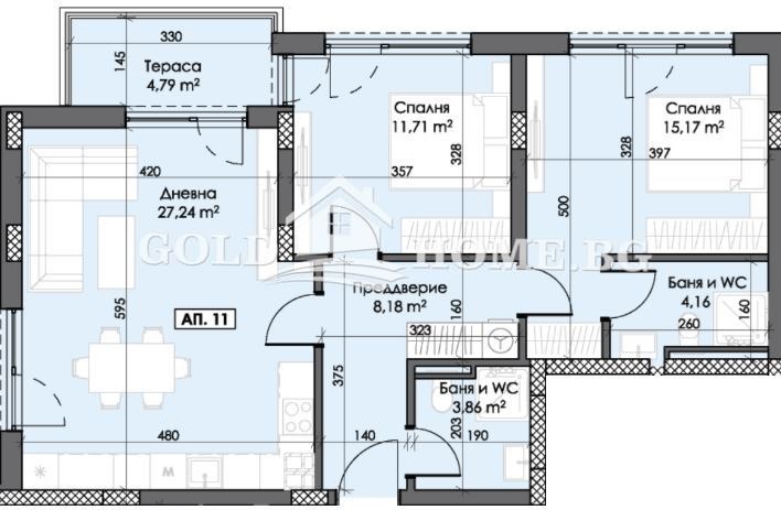 Продава 3-СТАЕН, гр. Пловдив, Тракия, снимка 6 - Апартаменти - 53970749