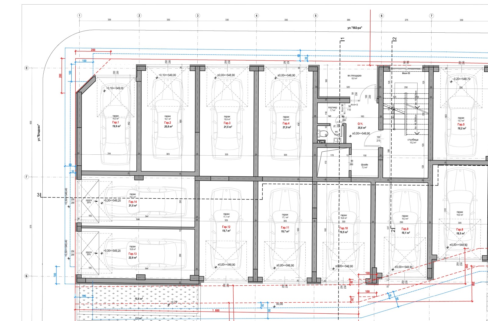 Продава ГАРАЖ, ПАРКОМЯСТО, гр. София, Гео Милев, снимка 3 - Гаражи и паркоместа - 53781175