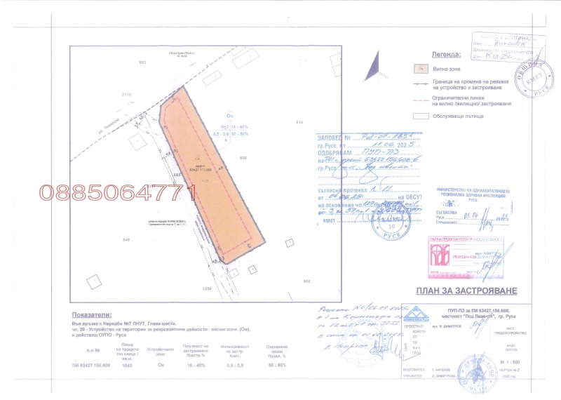 Продава ПАРЦЕЛ, гр. Русе, в.з. Левента, снимка 3 - Парцели - 52802755