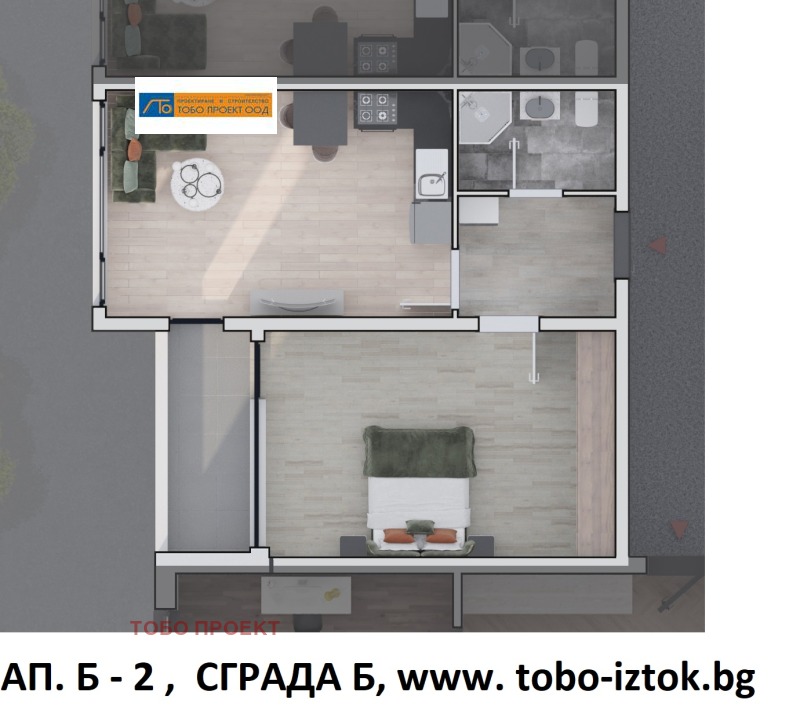 Продава 2-СТАЕН в град София, Дружба 2 - 70 кв.м / 150 142 € » 293 652.23 лв., ТОБО ПРОЕКТ