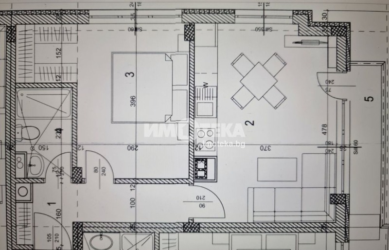 En venta  1 dormitorio Sofia , Krastova vada , 60 metros cuadrados | 99321941 - imagen [4]