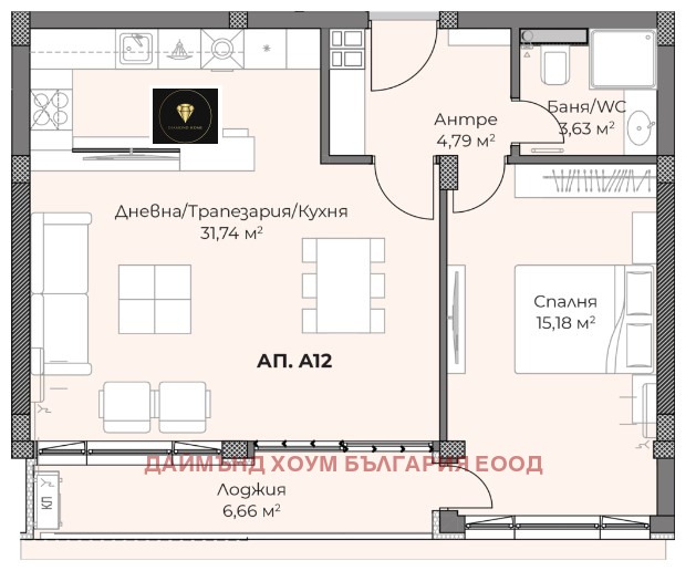 Продава  2-стаен град Пловдив , Христо Смирненски , 86 кв.м | 51834151 - изображение [2]