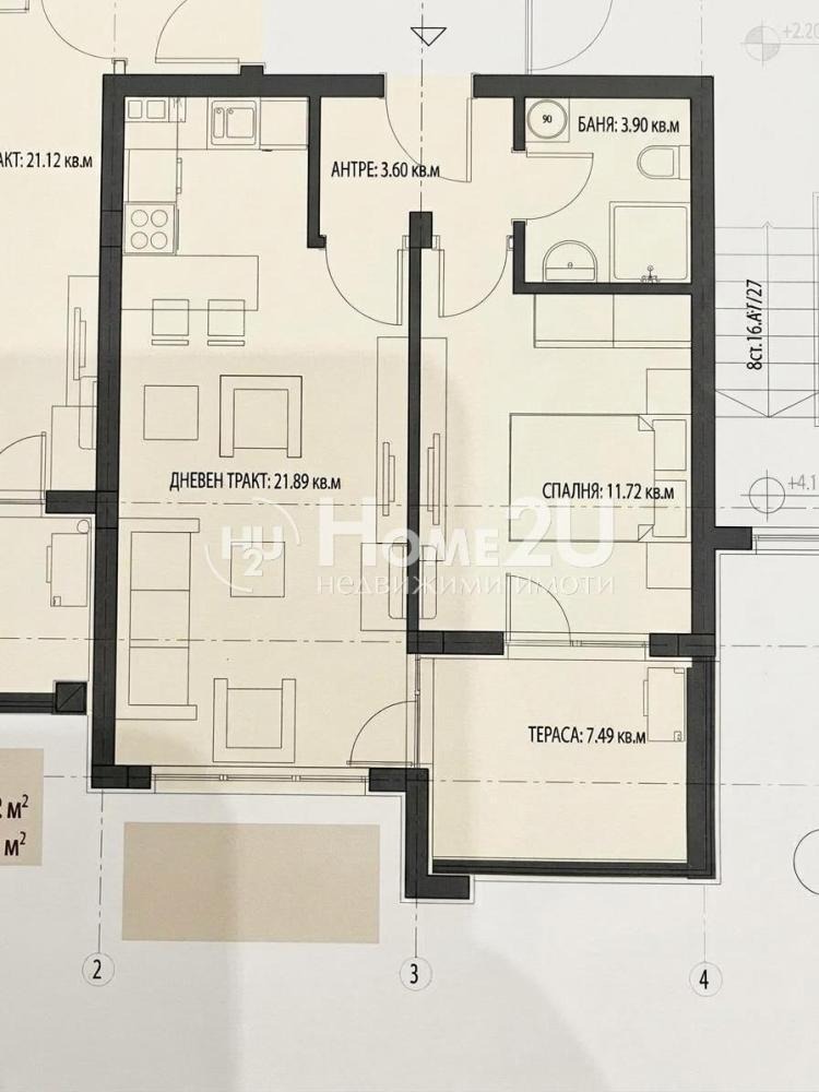Продава 2-СТАЕН, гр. Варна, област Варна, снимка 9 - Апартаменти - 54187890