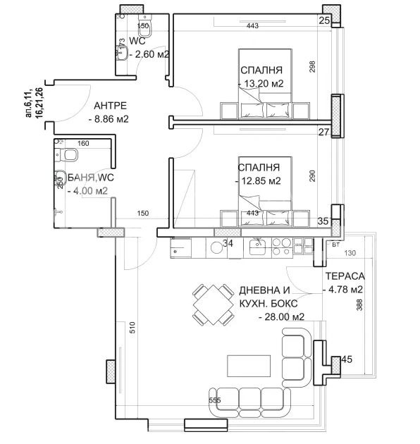De vânzare  2 dormitoare Plovdiv , Mladejci Hâlm , 98 mp | 10413730 - imagine [2]