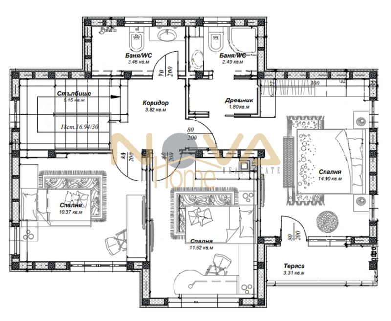 Satılık  Ev Varna , m-t Gorna Traka , 140 metrekare | 91391524 - görüntü [7]