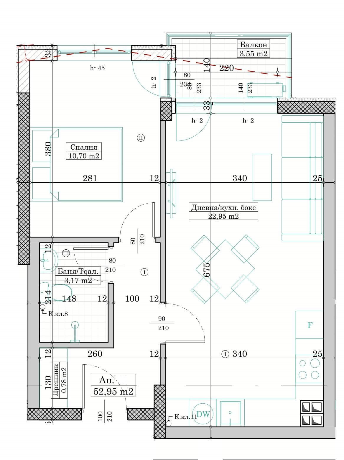 Продава 2-СТАЕН, гр. Варна, Левски 1, снимка 9 - Апартаменти - 55585546