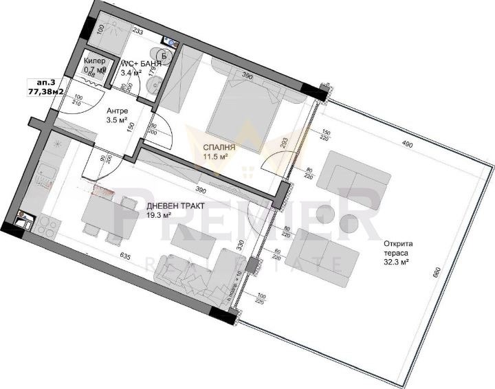 Продава 2-СТАЕН, гр. Варна, Владислав Варненчик 1, снимка 2 - Апартаменти - 54054651