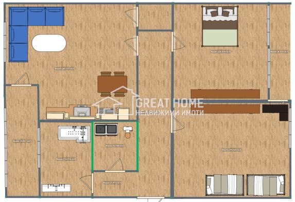 Продава 3-СТАЕН, гр. Търговище, Малчо Малчев, снимка 11 - Апартаменти - 55141457