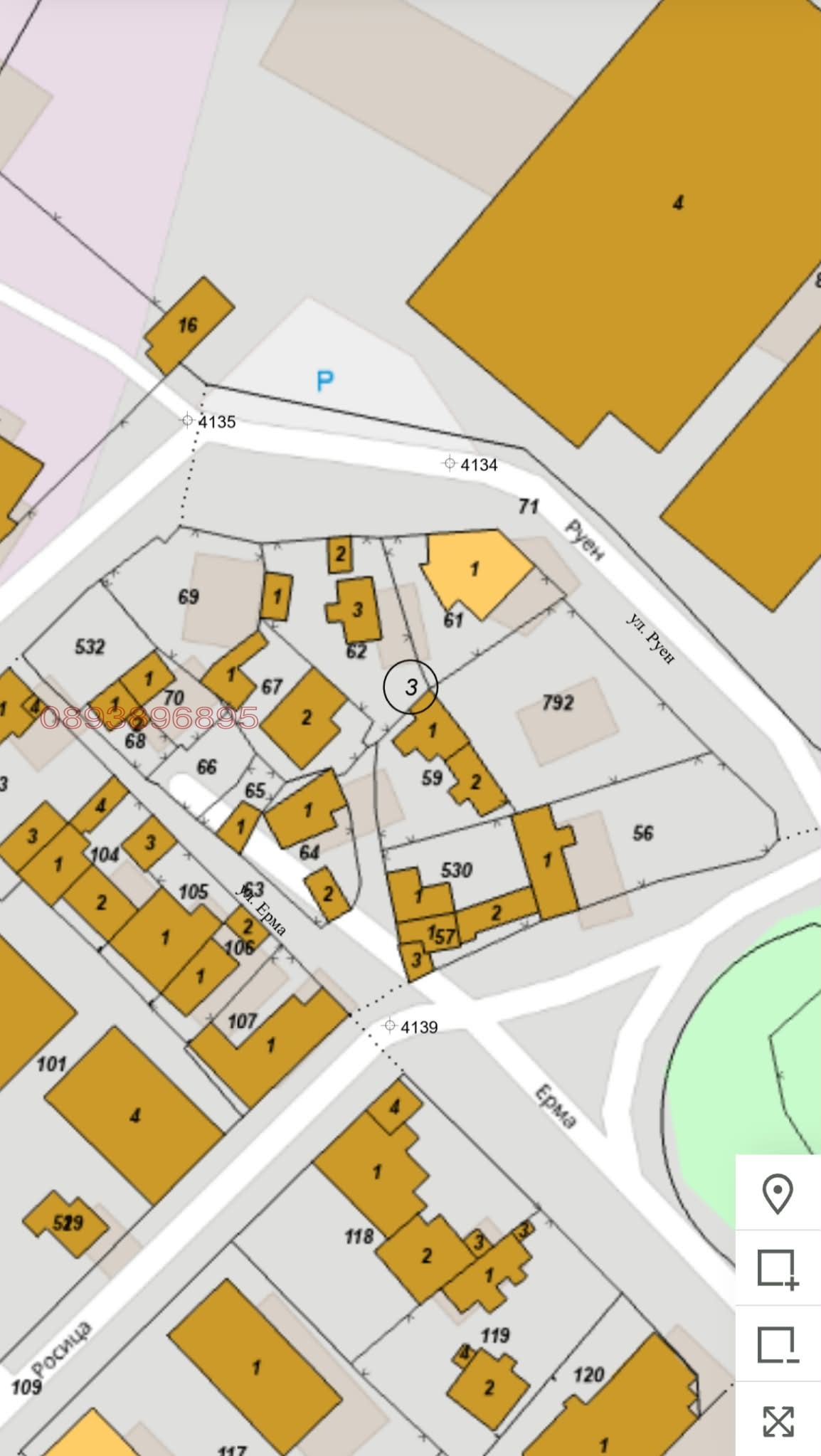 Продава ПАРЦЕЛ, гр. Русе, Сарая