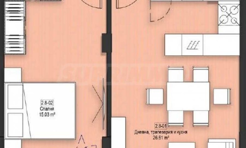 Na prodej  1 ložnice Sofia , Lozen , 79 m2 | 97186255 - obraz [7]