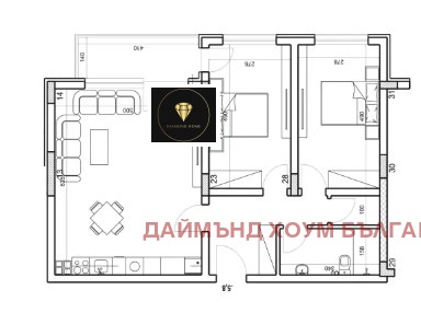 Продава 3-СТАЕН, гр. Пловдив, Младежки Хълм, снимка 2 - Aпартаменти - 49462133