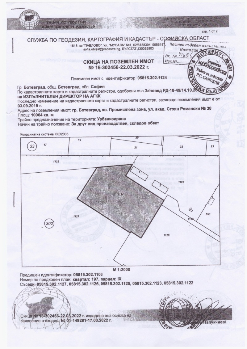 Продава ПАРЦЕЛ, област София, гр. Ботевград • 1800000 лв. / 920325.39 € • 37186004 1