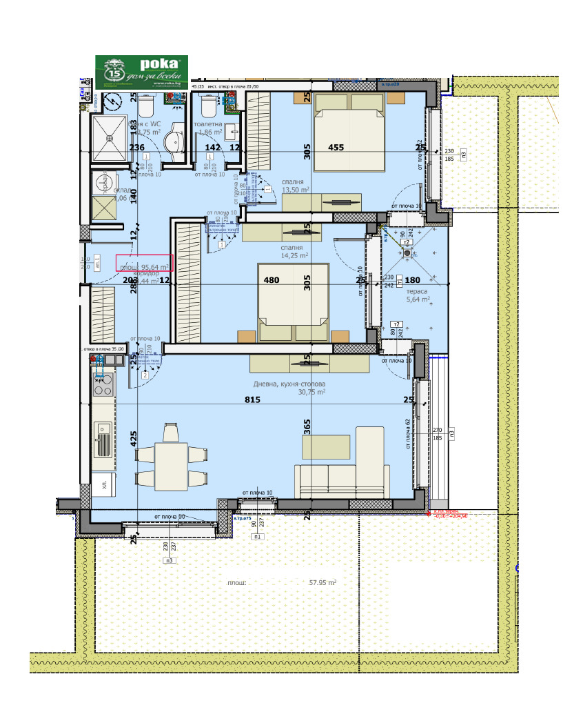 Продава 3-СТАЕН, гр. Стара Загора, Загорка