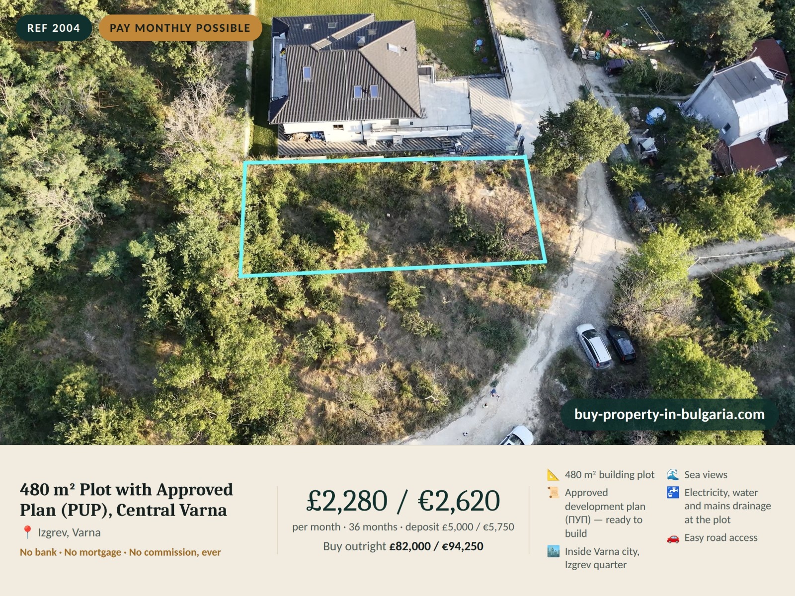 Продава ПАРЦЕЛ, гр. Варна, Изгрев