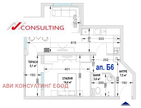 1 спаваћа соба Овча купел, Софија 3