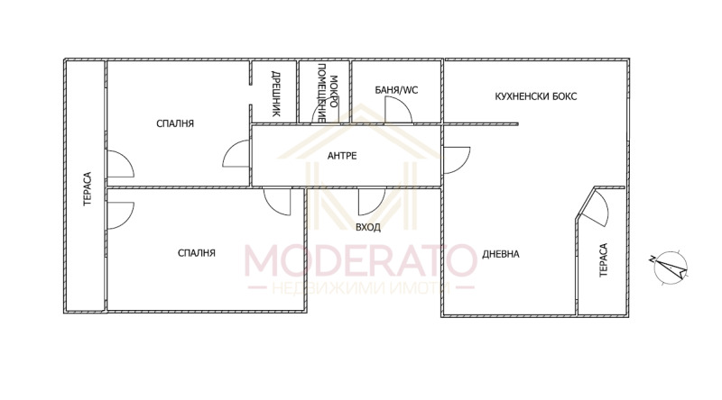 Продава 3-СТАЕН, гр. Бургас, Възраждане, снимка 3 - Aпартаменти - 46530444