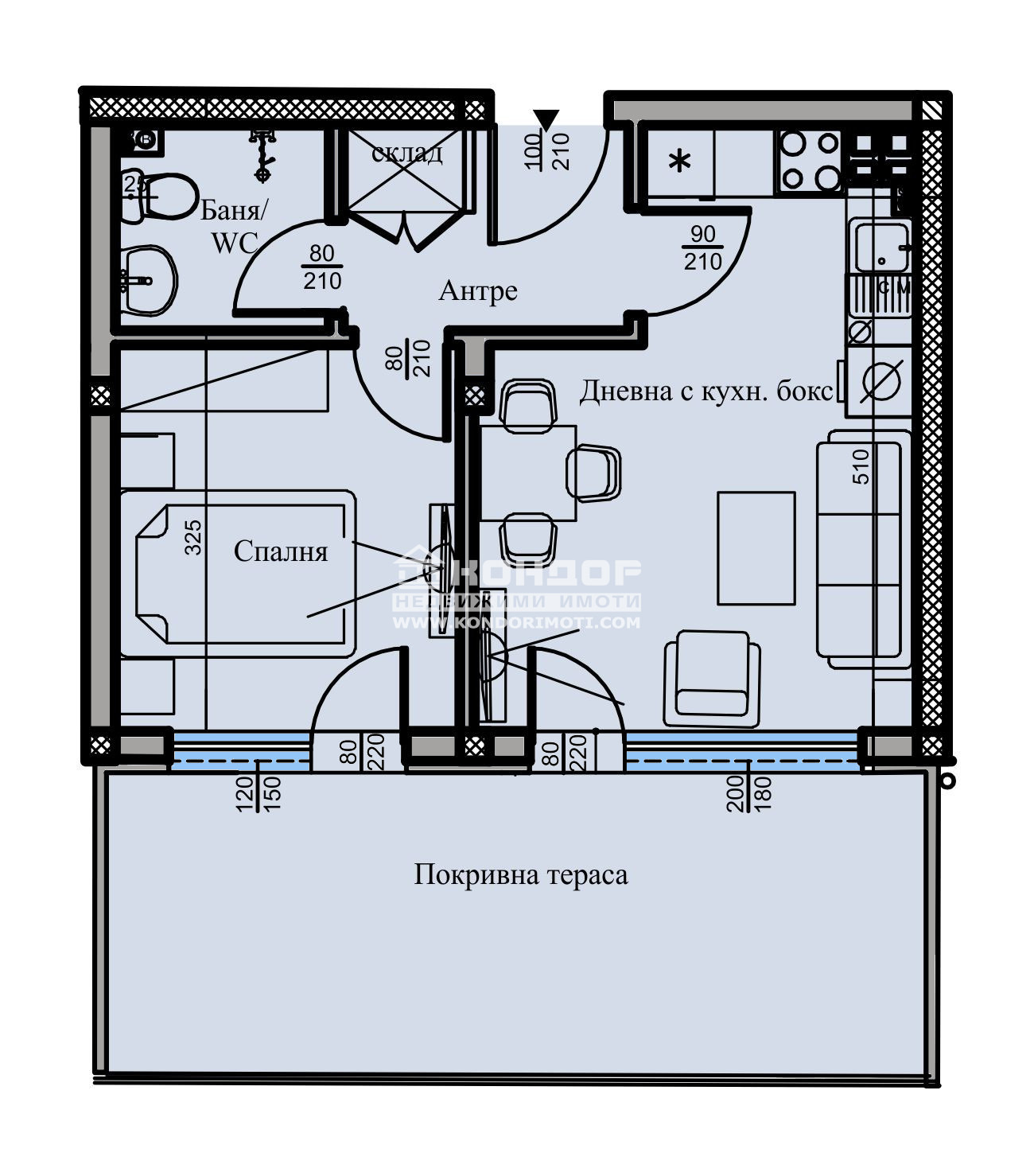 Продава 2-СТАЕН, гр. Пловдив, Кючук Париж, снимка 4 - Апартаменти - 56288467